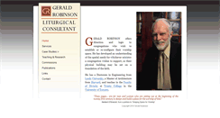 Desktop Screenshot of geraldrobinson.ca